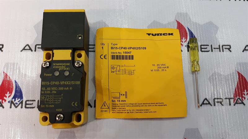 سنسور القائی TURCK مدل BI15-CP40-VP4X2/S109